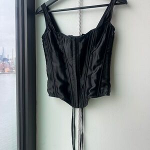 Victoria's secret classic corset, 100% silk